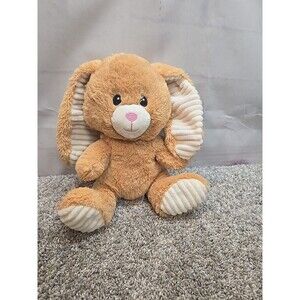 Spark Create Imagine Bunny Rabbit Plush Rattle Tan Crinkle Feet